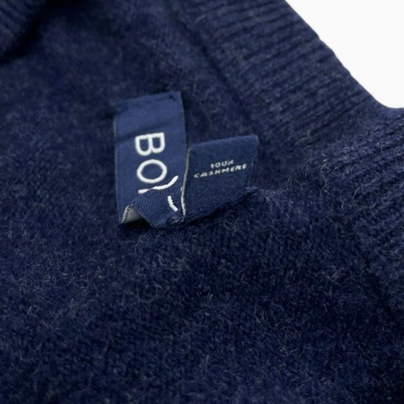 Bonobos Men's Blue Cashmere V-Neck Long Sleeve Sweater Size Small - Picture 7 of 8